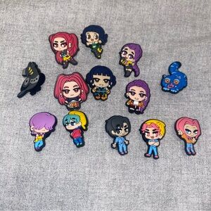 Kpop Demon Hunters croc jibbitz shoe charms